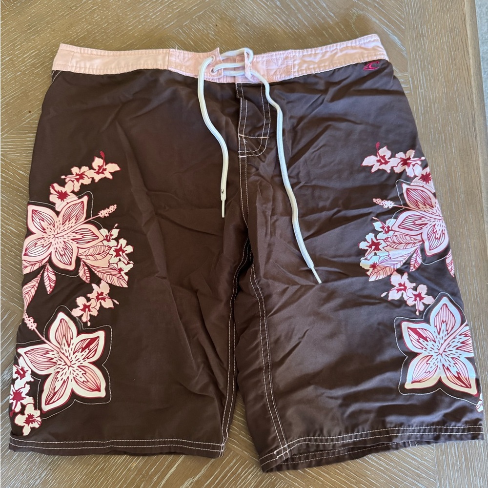 Ripcurl Y2K Brown Floral Board Shorts
